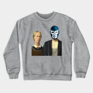 American gothic lucha libra Crewneck Sweatshirt